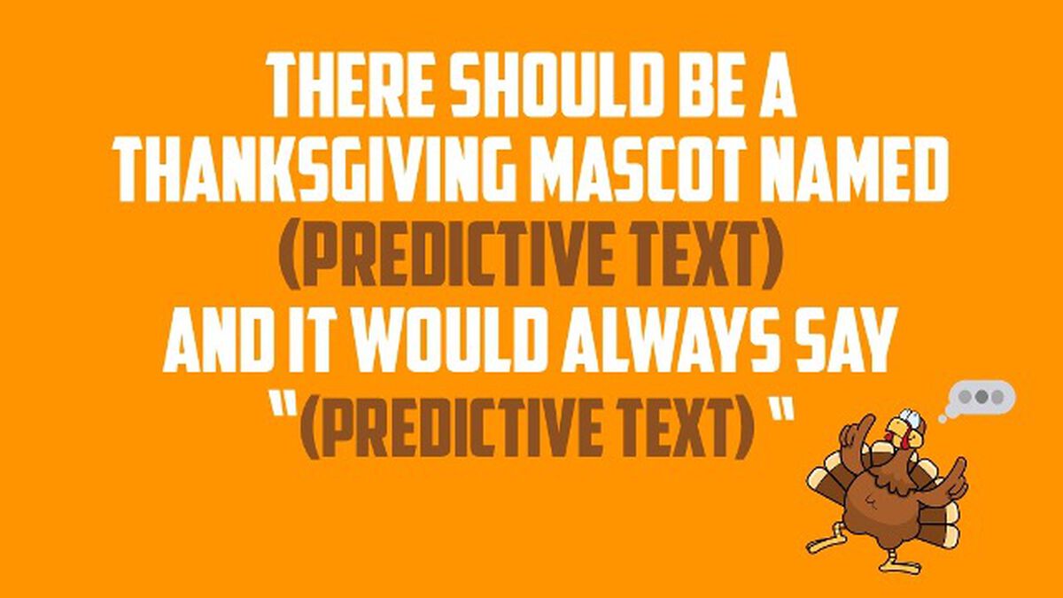 Predictive Prompts: Thanksgiving Edition image number null